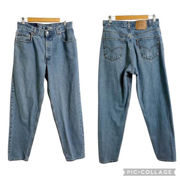 Levi's Other - Levi's Y2k 560 Loose Fit Tapered Leg Jeans 34x32 Light Wash  2003 Baggy Denim